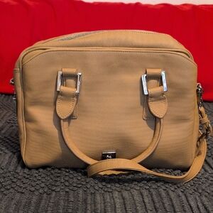 Authentic Cloe OE Shoulder Bag Hand Bag Tan Leather - 1700 MSRP Retail